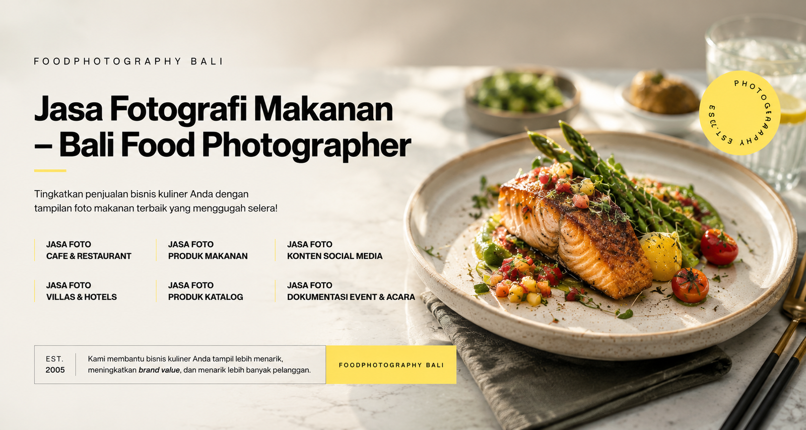 Food Photography Bali untuk Social Media Marketing Bali